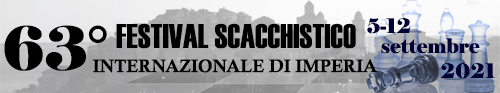 Banner 63° Festival Scacchistico Imperiese
