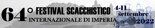 Banner 64° Festival Scacchistico Imperiese