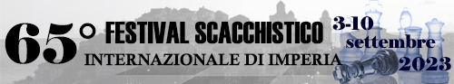 Banner 65° Festival Scacchistico Imperiese