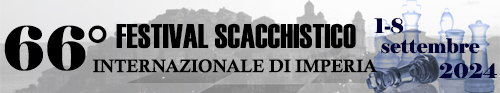 Banner 66° Festival Scacchistico Imperiese