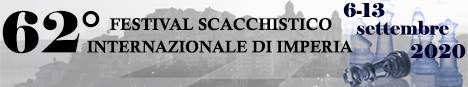 Banner 62° Festival Scacchistico Imperiese